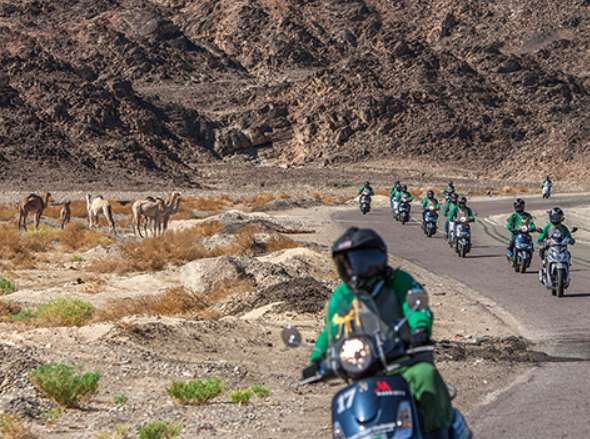 Cross Egypt motorcycle