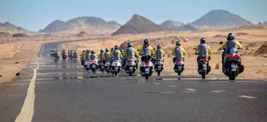 Cross Egypt motorcycle